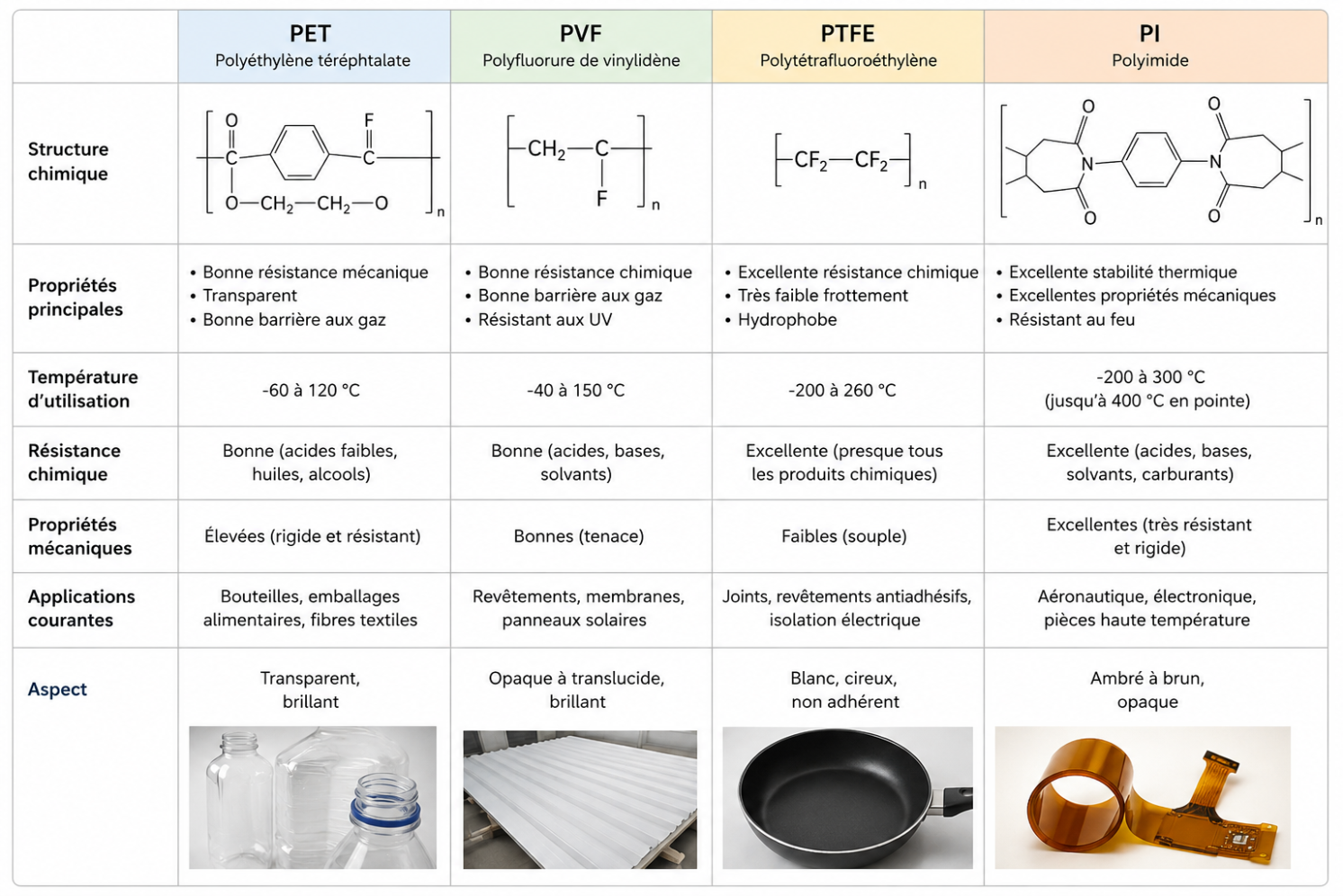 differences cles plastiques